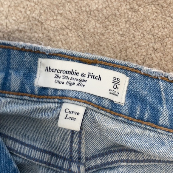 Abercrombie CURVE HIGH RISE jeans size 25 - Picture 5 of 5